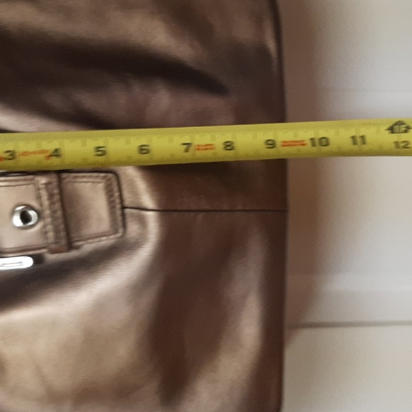 🛍Coach Bag- Beautiful❣Bronze with Chrome Hardware - Picture 4 of 16